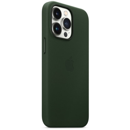 Чохол iPhone 13 Leather Case with MagSafe A sequoia green: фото 5 - UkrApple