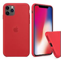 Чохол накладка xCase для iPhone 11 Pro Max Silicone Case Full red