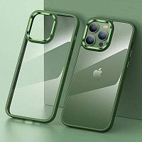 Чохол iPhone 13 Crystal Case green