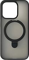 Чохол iPhone 15 Pro Max Rock Guard Magnetic (Ring) black