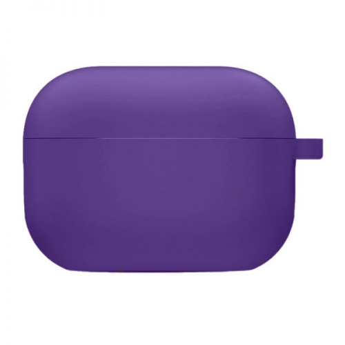 Чехол для AirPods PRO silicone case violet с карабином - UkrApple