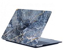 Чохол накладка DDC для MacBook Air 13.3" (2018/2019/2020) picture marble black gray