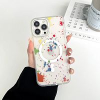 Чохол iPhone 15 Pro Blot with MagSafe white