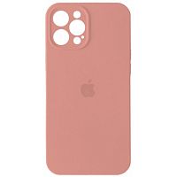 Чохол накладка xCase для iPhone 12 Pro Silicone Case Full Camera Light pink
