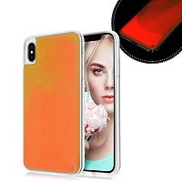 Чехол накладка xCase для iPhone XS Max Neon Case orange