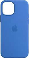 Чохол накладка iPhone 14 Pro Max Silicone Case Full Capri blue