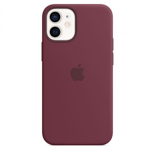 Чохол накладка xCase для iPhone 12/12 Pro Silicone Case Full plum  - UkrApple