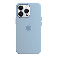 Чохол OEM Silicone Case Full with MagSafe for iPhone 13 Pro Max blue fog