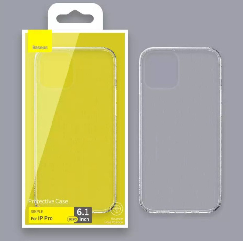 Чохол для iPhone 12 Mini Baseus Simple Case Transparent: фото 3 - UkrApple