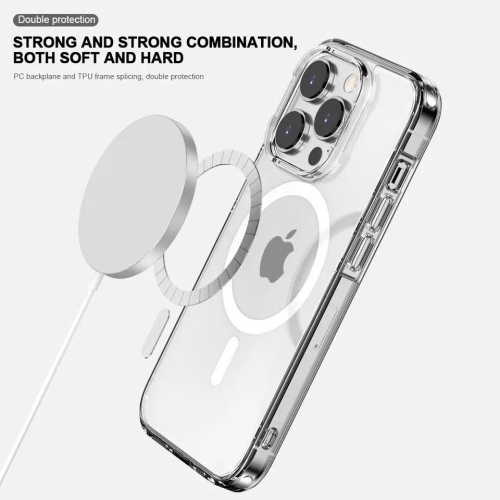 Чохол iPhone 14 Pro Max Crystal Shining with MagSafe transparent: фото 2 - UkrApple