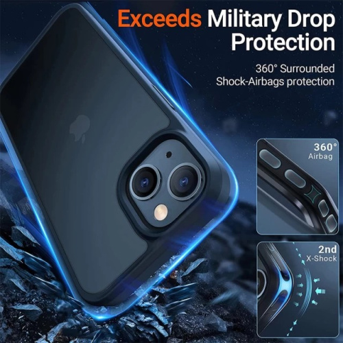 Чохол iPhone 15 Pro Rock Guard Series Clear gray : фото 3 - UkrApple
