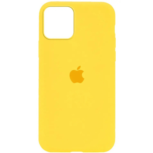 Чохол накладка iPhone 14 Silicone Case Full Canary yellow - UkrApple