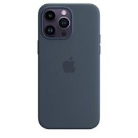 Чохол iPhone 15 Pro Silicone Case with MagSafe storm blue 