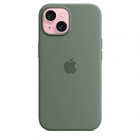 Чохол iPhone 15 Pro Max Silicone Case with MagSafe cypress 
