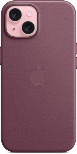Чохол iPhone 15 FineWoven Case with MagSafe mulberry  - UkrApple