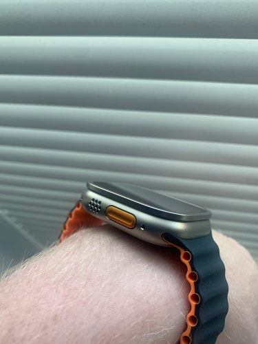 Захисне скло Full Metall Apple watch 49mm black: фото 7 - UkrApple