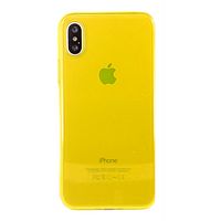Чехол накладка xCase на iPhone XS Max Transparent Yellow