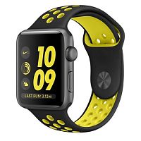 Ремінець xCase для Apple Watch 42/44/45/49 mm Sport Nike Black Yellow