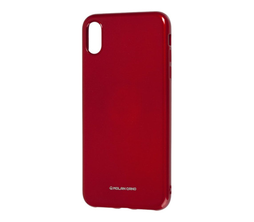 Чехол накладка на iPhone X/XS Molan Cano Jelly красный - UkrApple