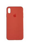 Чехол накладка xCase для iPhone X/XS Silicone Case Full pink citrus