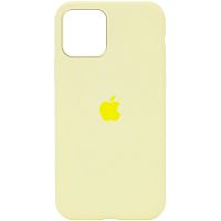 Чохол накладка xCase для iPhone 13 Pro Silicone Case Full mellow yellow