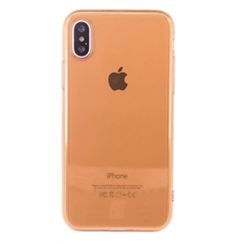 Чехол накладка xCase на iPhone Х/XS Transparent Gold - UkrApple