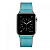 Ремінець xCase для Apple watch 42/44/45/49 mm Leather rivet clasp Blue - UkrApple