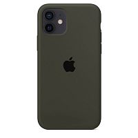Чохол накладка xCase для iPhone 13 Pro Silicone Case Full темно-оливковий