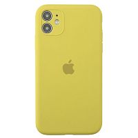 Чохол накладка xCase для iPhone 11 Silicone Case Full Camera Yellow