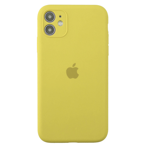 Чохол накладка xCase для iPhone 11 Silicone Case Full Camera Yellow - UkrApple
