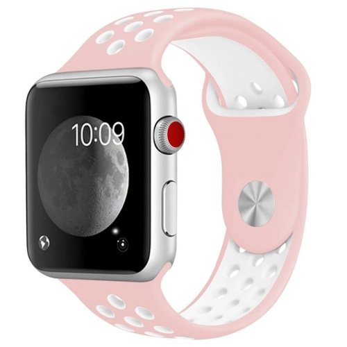Ремінець xCase для Apple Watch 38/40/41 mm Sport Nike pink white - UkrApple