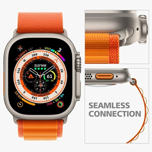 Ремінець для Apple Watch 42/44/45/49 mm Alpine Loop orange: фото 24 - UkrApple