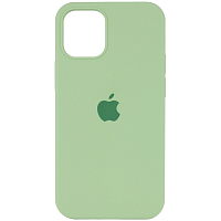 Чохол iPhone 15 Pro Max Silicone Case Full mint gum 