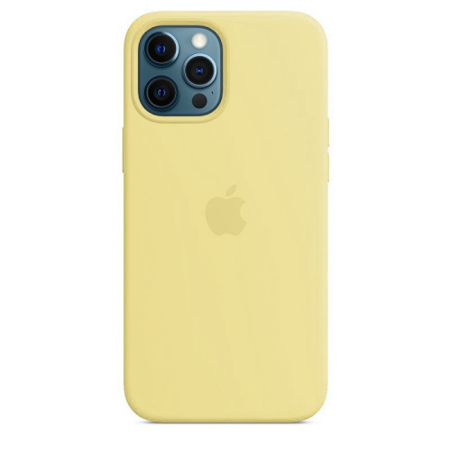 Чохол накладка xCase для iPhone 12 Pro Max Silicone Case Full mellow yellow - UkrApple