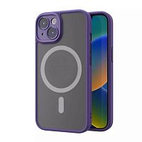 Чохол iPhone 14 Pro Rock Guard Magnet Full Camera purple