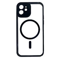 Чохол iPhone 12 Pro Max Crystal Case Full Camera with MagSafe black