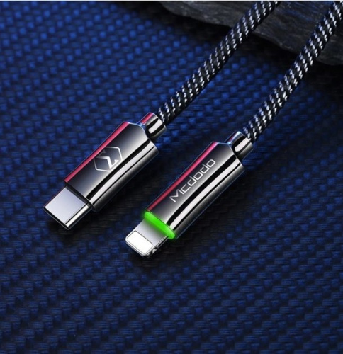 USB кабель Type-C to Lightning 120cm Mcdodo Auto Disconnect black: фото 6 - UkrApple