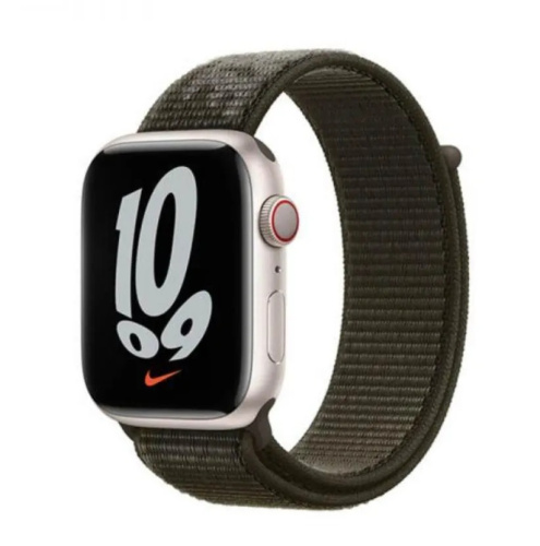 Ремінець xCase для Apple Watch 38/40/41 mm Nylon Sport Loop Nike green: фото 4 - UkrApple