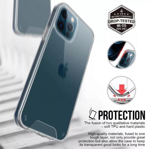 Чохол iPhone 15 Pro Space Case сlear: фото 14 - UkrApple