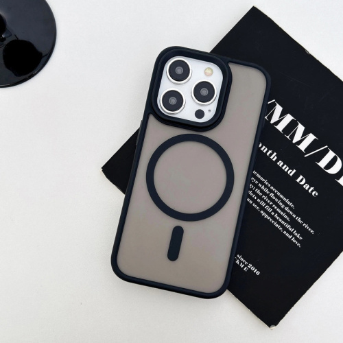 Чохол iPhone 14 Pro Max Guard New matte with MagSafe dark blue - UkrApple