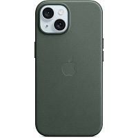 Чохол iPhone 15 Pro FineWoven Case with MagSafe evergreen 