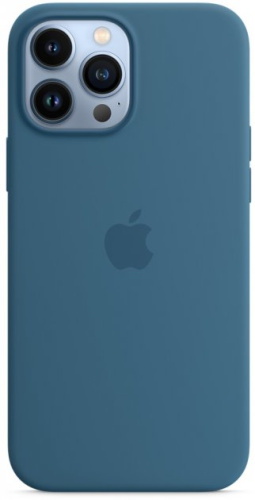 Чохол OEM Silicone Case Full with MagSafe for iPhone 13 Pro Max Blue Jay: фото 4 - UkrApple