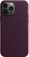 Чохол для iPhone 13 Pro Leather Case with MagSafe Dark Cherry