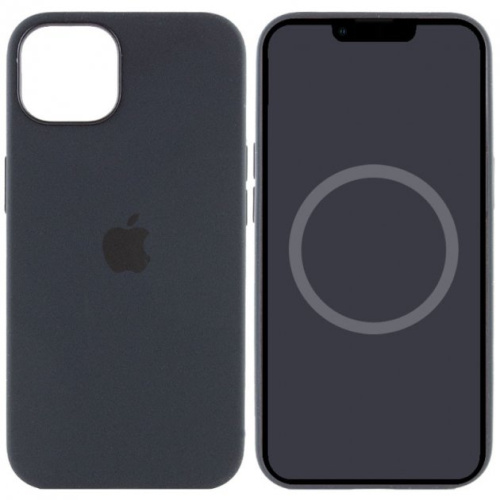 Чохол OEM Silicone Case Full with MagSafe + Animation for iPhone 13 Black - UkrApple
