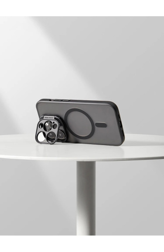 Чохол iPhone 15 Pro Stand Camera with MagSafe black : фото 12 - UkrApple
