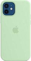 Чохол OEM Silicone Case Full with MagSafe for iPhone 12/12 Pro Pistachio