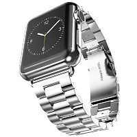 Ремінець xCase для Apple watch 42/44/45/49 mm Metal old 3-bead silver