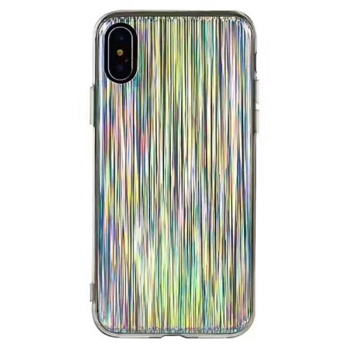 Чехол накладка xCase на iPhone 6/6s Rainbow meteor серебро - UkrApple