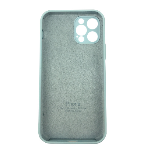 Чохол накладка xCase для iPhone 12 Pro Max Silicone Case Full Camera Light blue: фото 2 - UkrApple