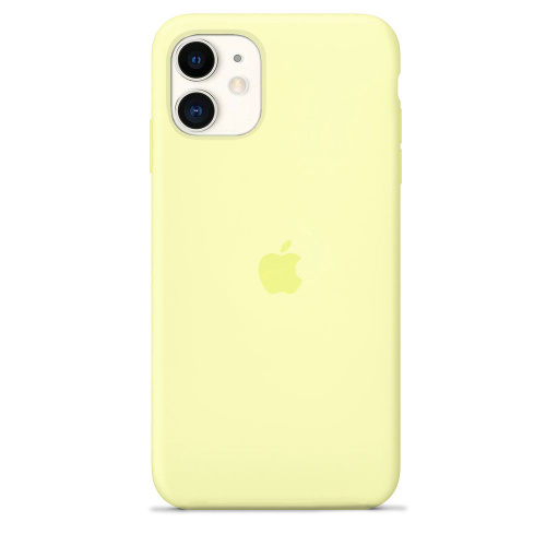 Чохол накладка xCase для iPhone 11 Silicone Case Full mellow yellow - UkrApple